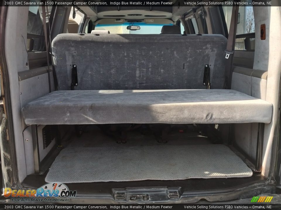 2003 GMC Savana Van 1500 Passenger Camper Conversion Indigo Blue Metallic / Medium Pewter Photo #12