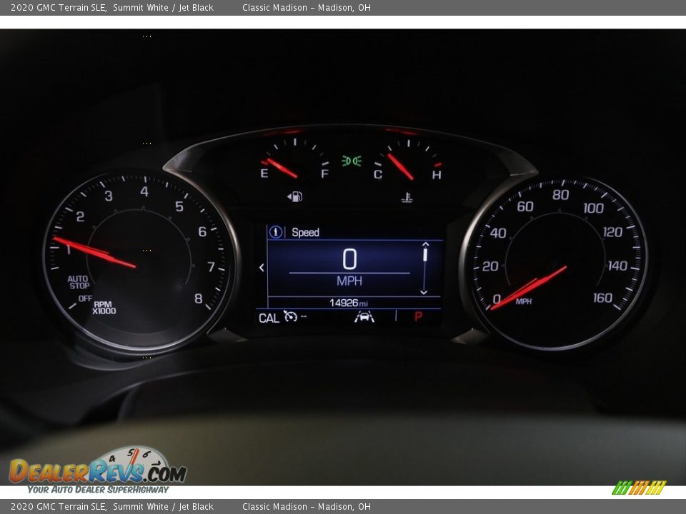 2020 GMC Terrain SLE Summit White / Jet Black Photo #9