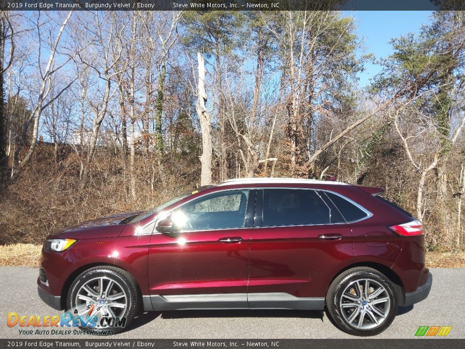 2019 Ford Edge Titanium Burgundy Velvet / Ebony Photo #1