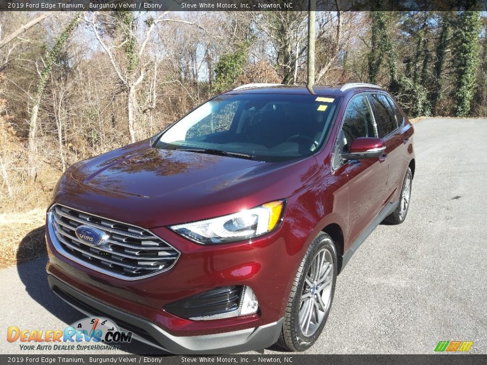 2019 Ford Edge Titanium Burgundy Velvet / Ebony Photo #3