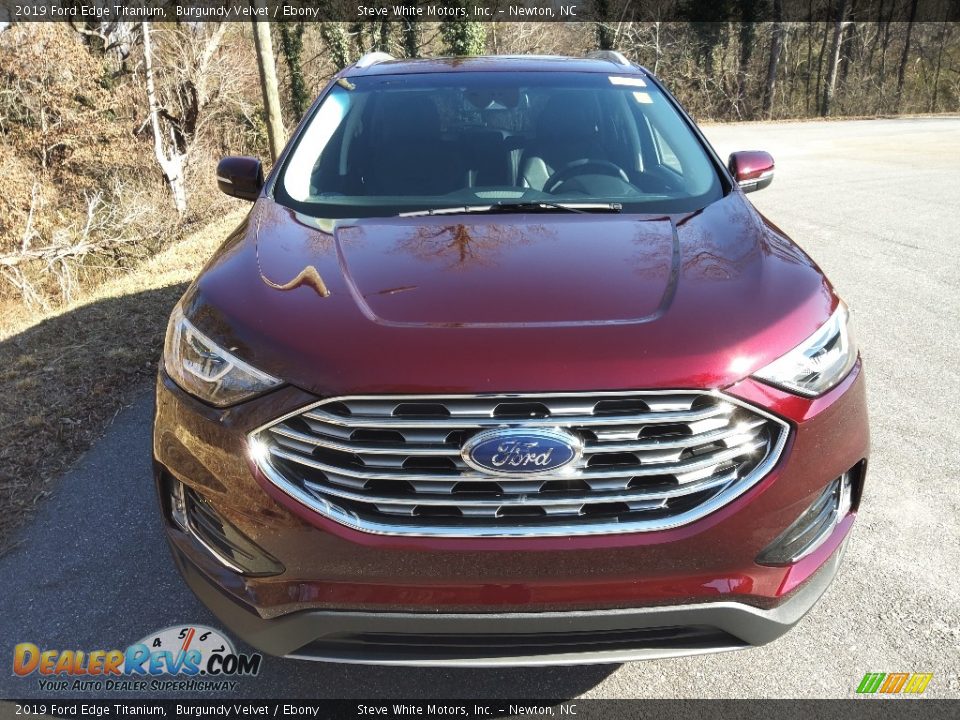 2019 Ford Edge Titanium Burgundy Velvet / Ebony Photo #4