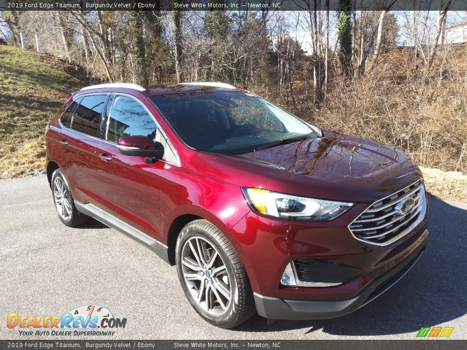 2019 Ford Edge Titanium Burgundy Velvet / Ebony Photo #5