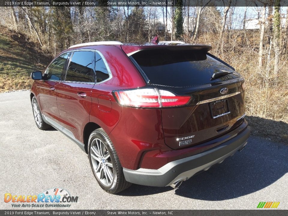 2019 Ford Edge Titanium Burgundy Velvet / Ebony Photo #9