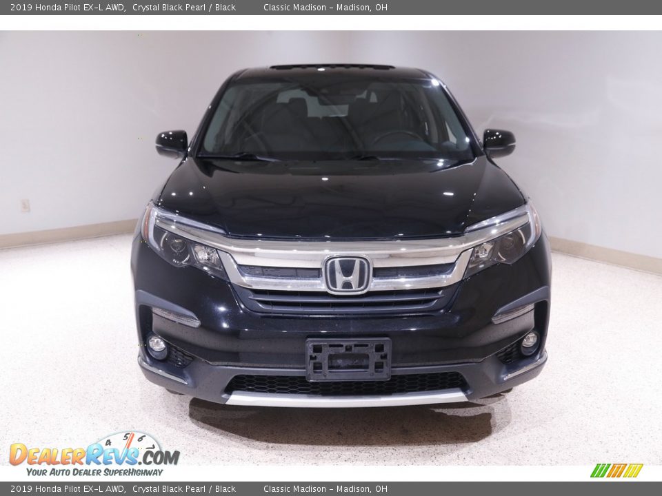 2019 Honda Pilot EX-L AWD Crystal Black Pearl / Black Photo #2