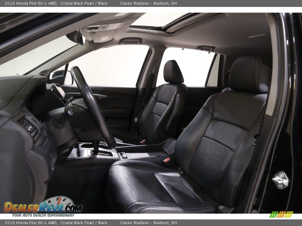 2019 Honda Pilot EX-L AWD Crystal Black Pearl / Black Photo #5