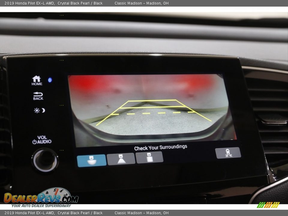 2019 Honda Pilot EX-L AWD Crystal Black Pearl / Black Photo #13