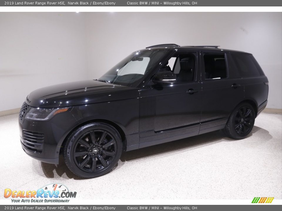 2019 Land Rover Range Rover HSE Narvik Black / Ebony/Ebony Photo #3