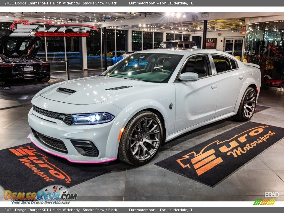2021 Dodge Charger SRT Hellcat Widebody Smoke Show / Black Photo #1