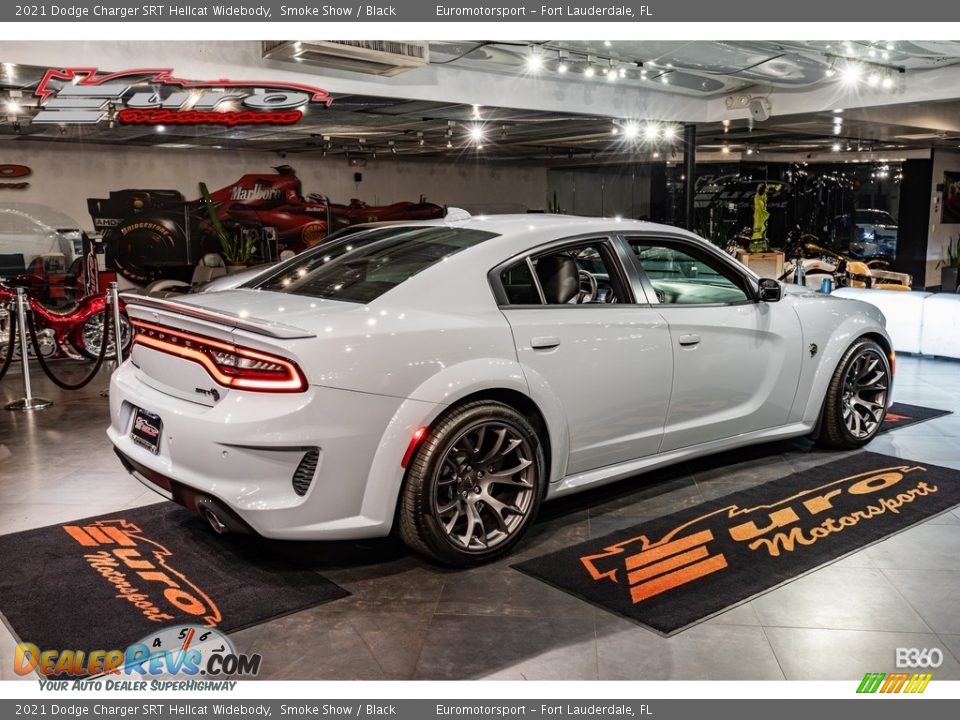 2021 Dodge Charger SRT Hellcat Widebody Smoke Show / Black Photo #5