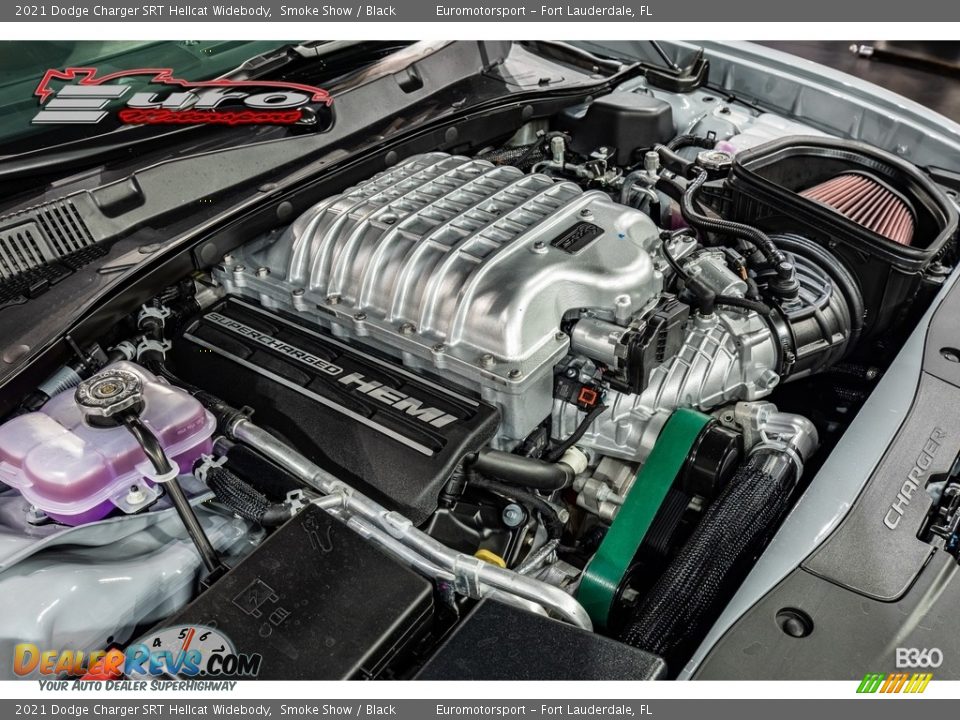 2021 Dodge Charger SRT Hellcat Widebody Smoke Show / Black Photo #15