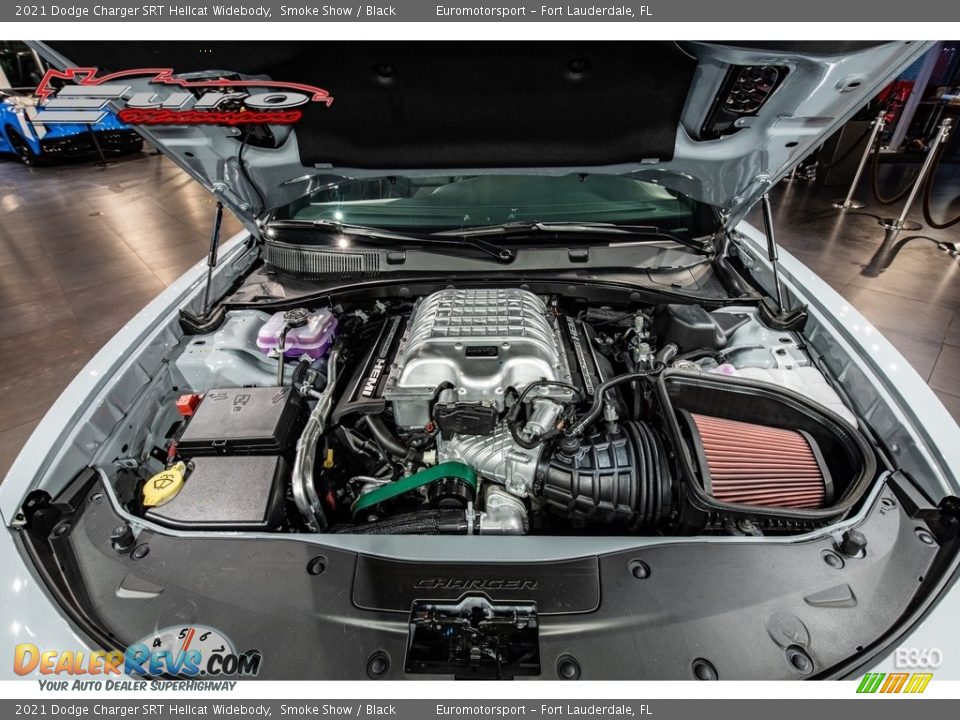 2021 Dodge Charger SRT Hellcat Widebody Smoke Show / Black Photo #17