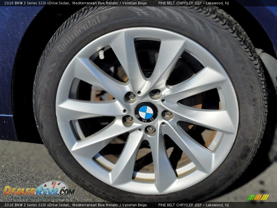2016 BMW 3 Series 320i xDrive Sedan Mediterranean Blue Metallic / Venetian Beige Photo #21