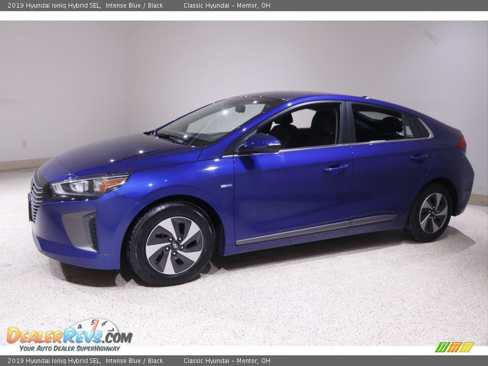 2019 Hyundai Ioniq Hybrid SEL Intense Blue / Black Photo #3