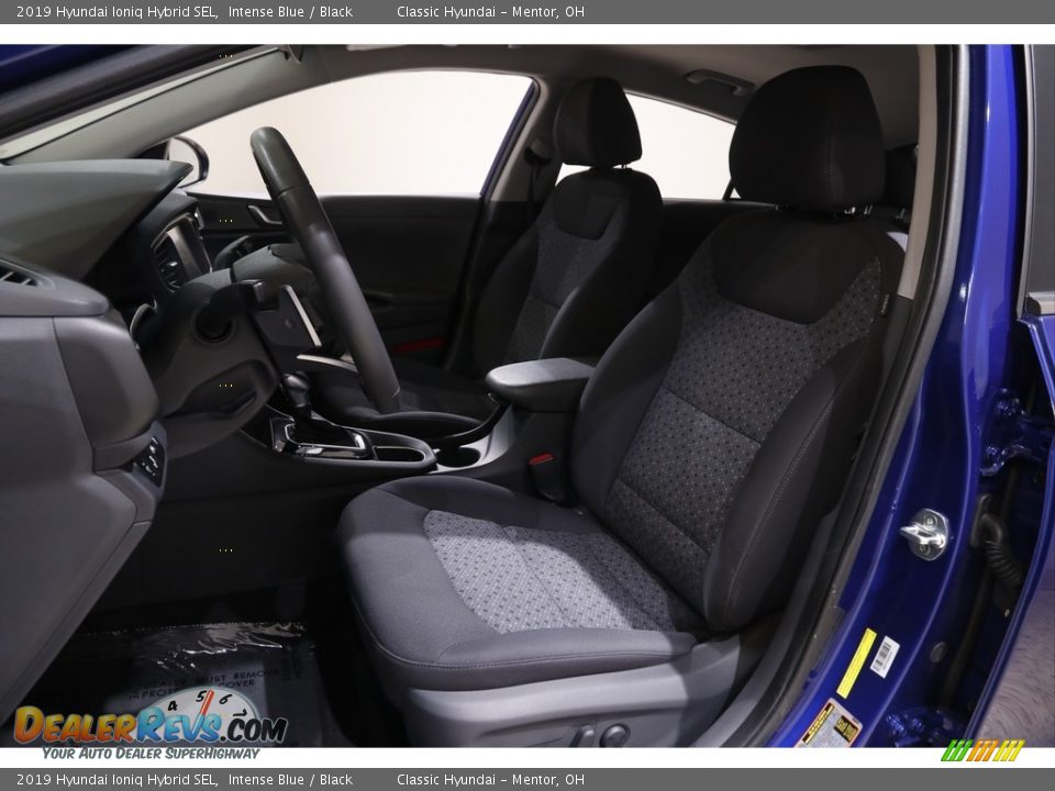 2019 Hyundai Ioniq Hybrid SEL Intense Blue / Black Photo #5