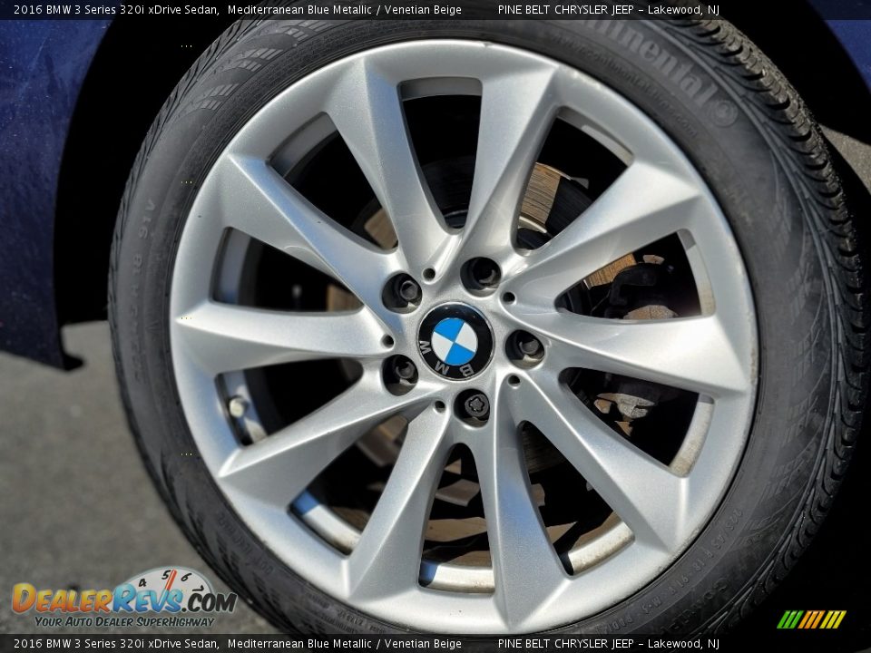 2016 BMW 3 Series 320i xDrive Sedan Mediterranean Blue Metallic / Venetian Beige Photo #27