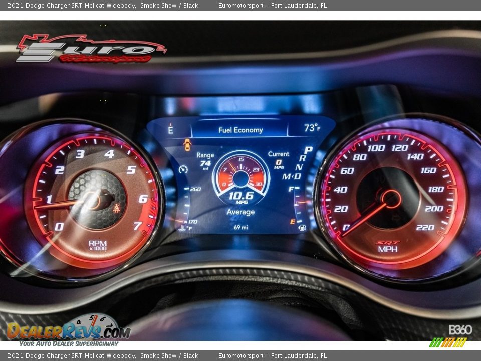 2021 Dodge Charger SRT Hellcat Widebody Gauges Photo #24