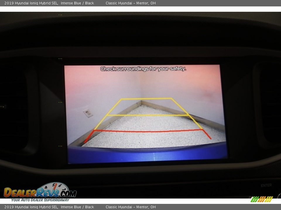 2019 Hyundai Ioniq Hybrid SEL Intense Blue / Black Photo #11