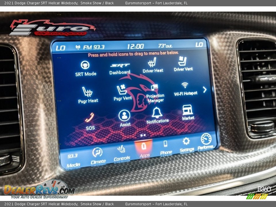 2021 Dodge Charger SRT Hellcat Widebody Smoke Show / Black Photo #26