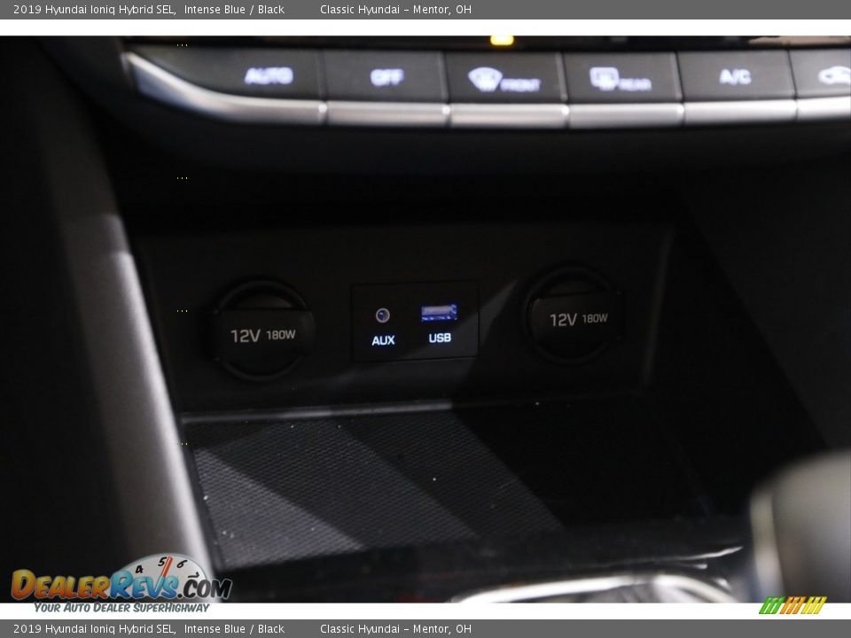 2019 Hyundai Ioniq Hybrid SEL Intense Blue / Black Photo #13