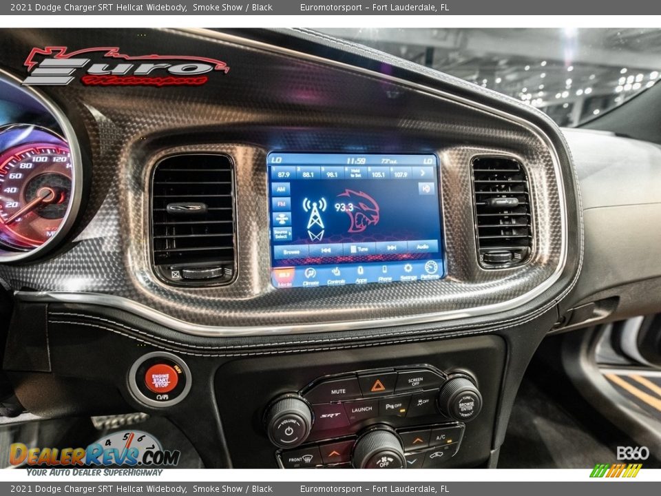 2021 Dodge Charger SRT Hellcat Widebody Smoke Show / Black Photo #28