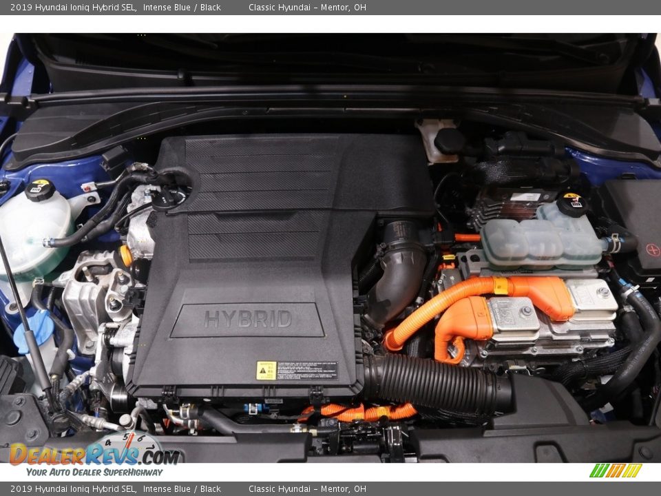 2019 Hyundai Ioniq Hybrid SEL Intense Blue / Black Photo #19