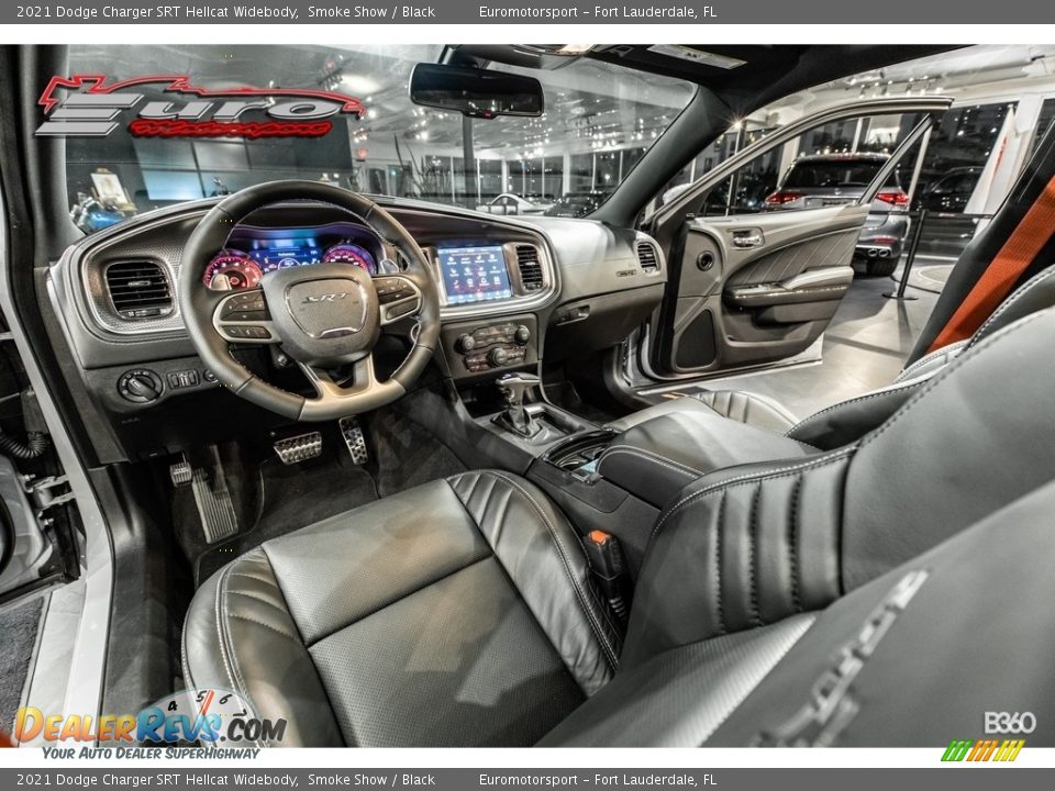Black Interior - 2021 Dodge Charger SRT Hellcat Widebody Photo #35