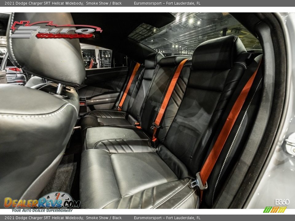 Rear Seat of 2021 Dodge Charger SRT Hellcat Widebody Photo #37