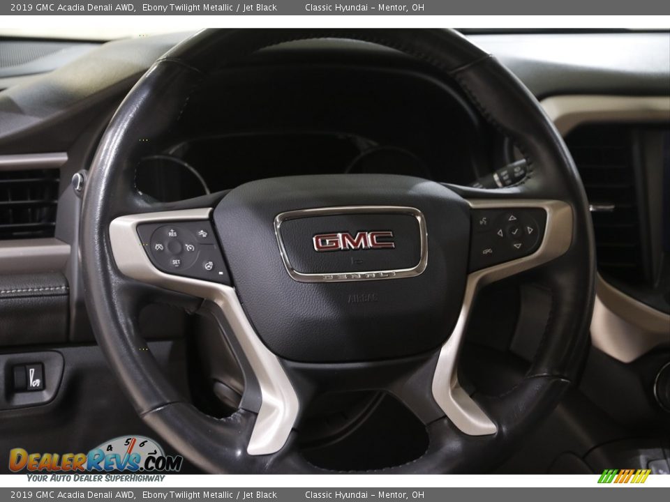 2019 GMC Acadia Denali AWD Ebony Twilight Metallic / Jet Black Photo #7