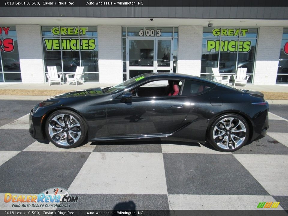 2018 Lexus LC 500 Caviar / Rioja Red Photo #1