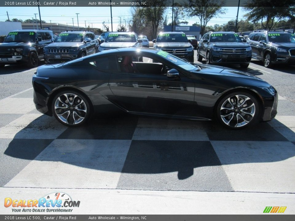 2018 Lexus LC 500 Caviar / Rioja Red Photo #3
