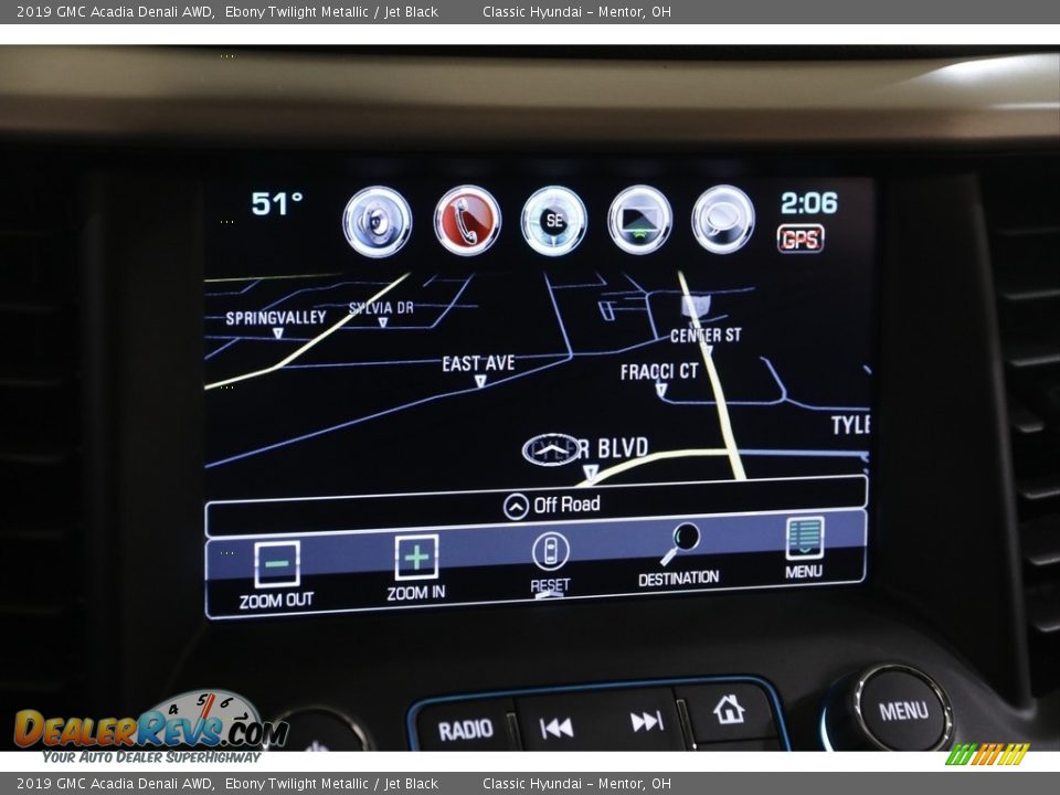 2019 GMC Acadia Denali AWD Ebony Twilight Metallic / Jet Black Photo #12
