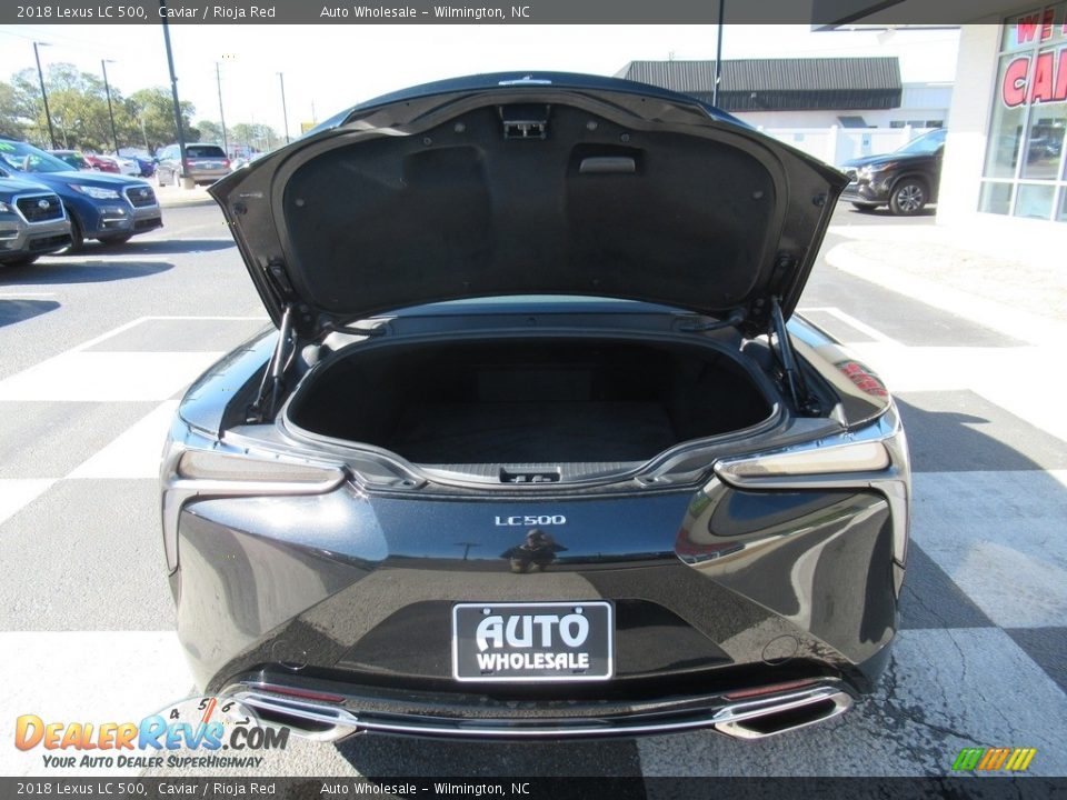 2018 Lexus LC 500 Caviar / Rioja Red Photo #5