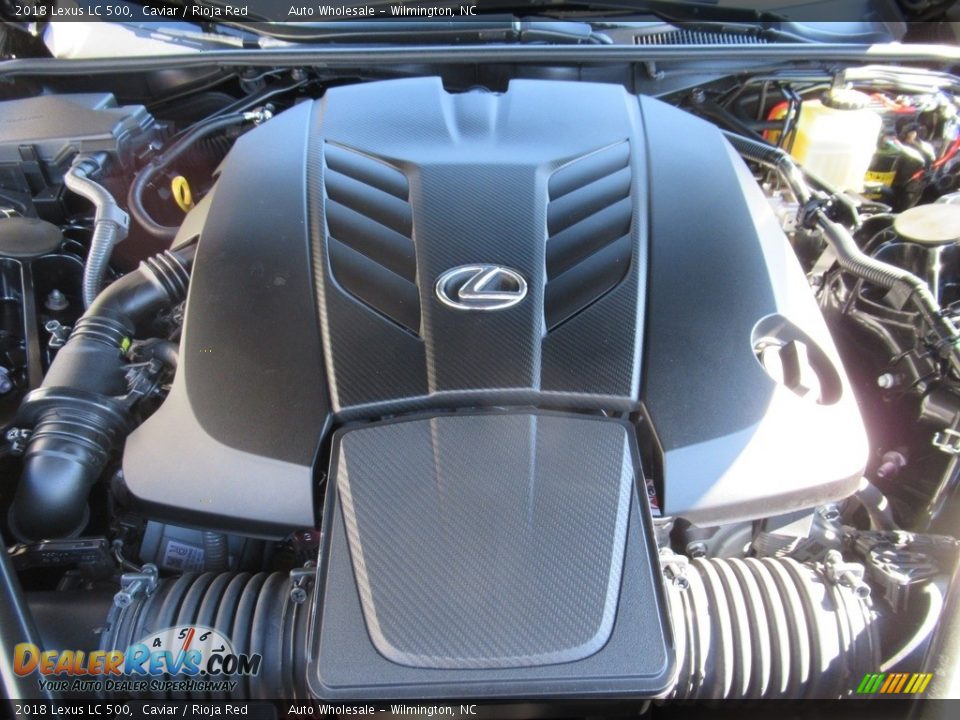 2018 Lexus LC 500 Caviar / Rioja Red Photo #6