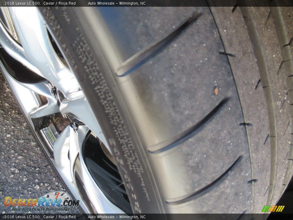 2018 Lexus LC 500 Caviar / Rioja Red Photo #9
