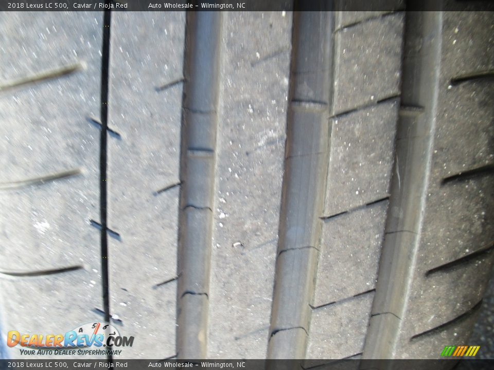 2018 Lexus LC 500 Caviar / Rioja Red Photo #10