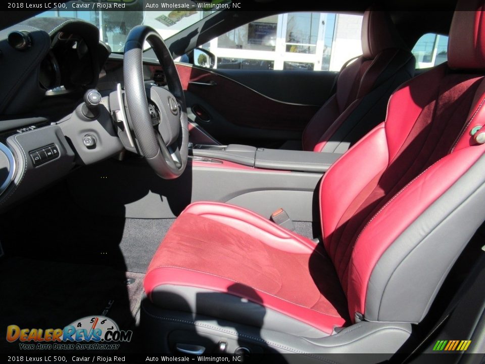 2018 Lexus LC 500 Caviar / Rioja Red Photo #11
