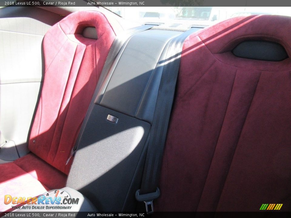 2018 Lexus LC 500 Caviar / Rioja Red Photo #12