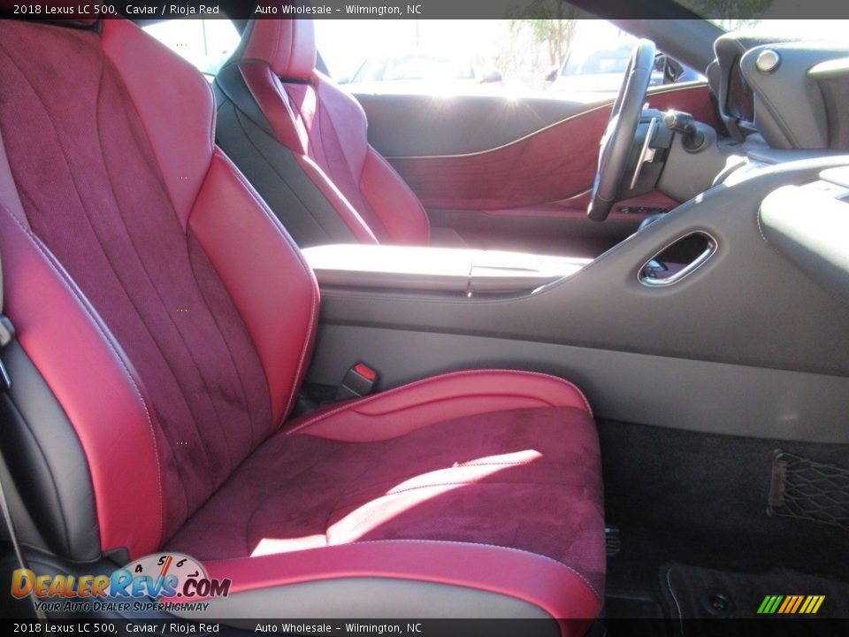 2018 Lexus LC 500 Caviar / Rioja Red Photo #13