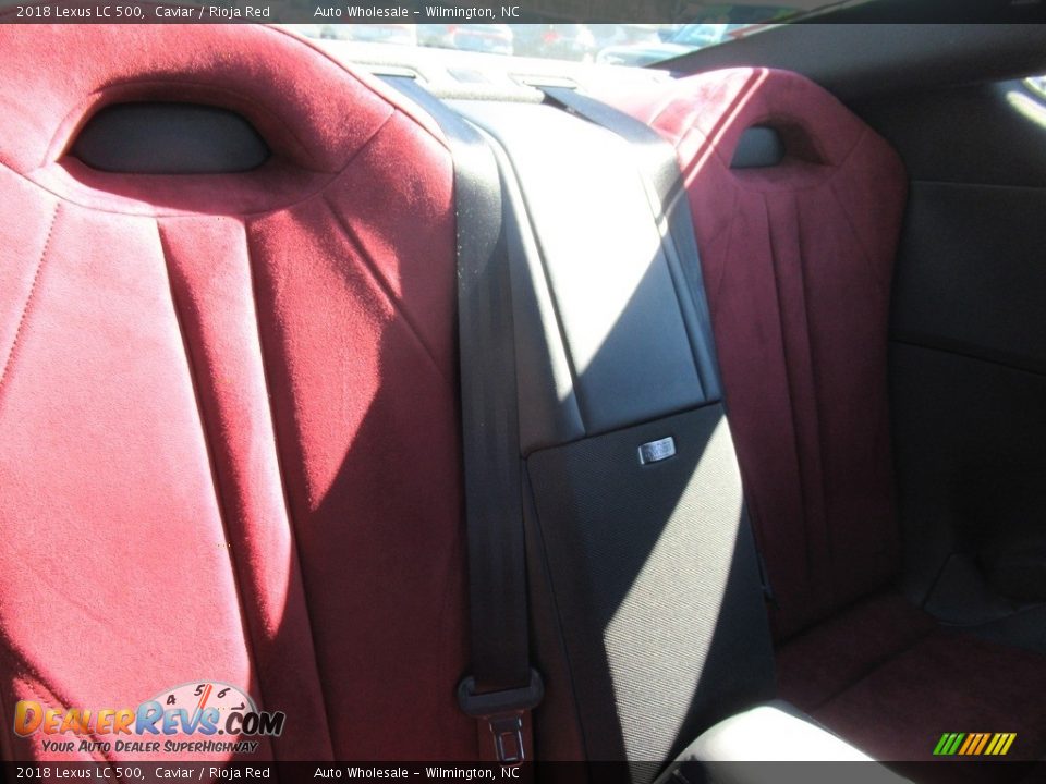 2018 Lexus LC 500 Caviar / Rioja Red Photo #14