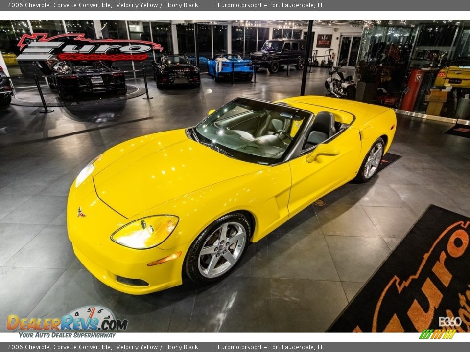 2006 Chevrolet Corvette Convertible Velocity Yellow / Ebony Black Photo #1