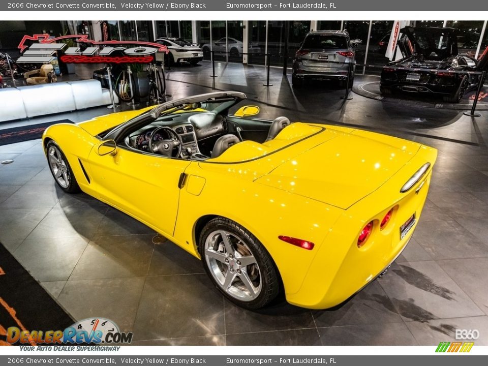 2006 Chevrolet Corvette Convertible Velocity Yellow / Ebony Black Photo #2