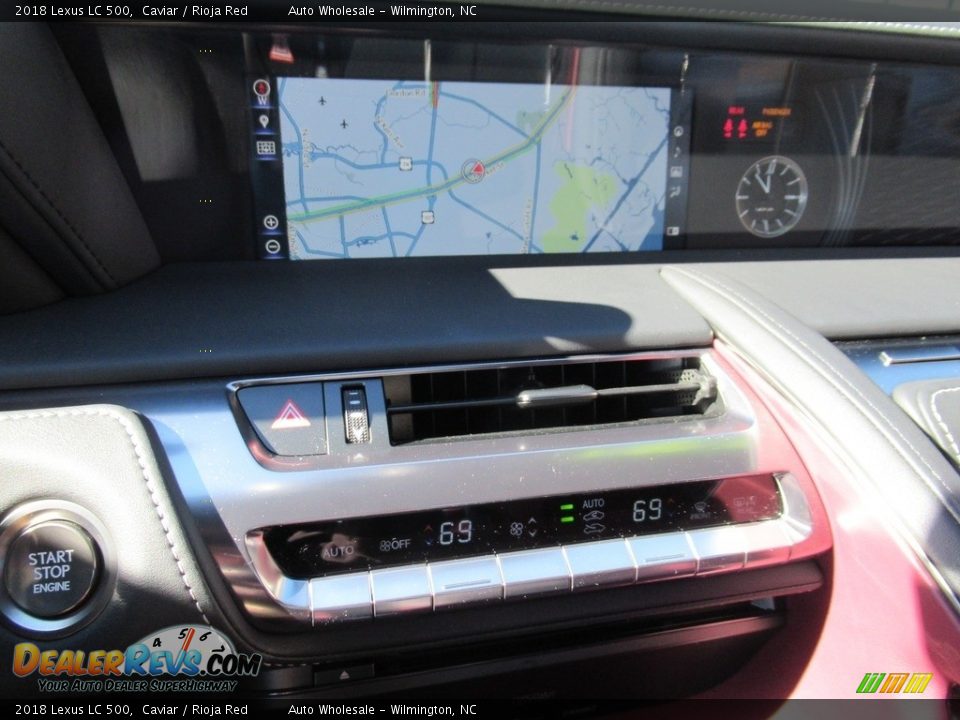 2018 Lexus LC 500 Caviar / Rioja Red Photo #17