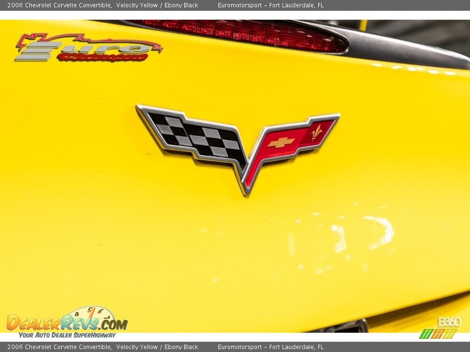 2006 Chevrolet Corvette Convertible Velocity Yellow / Ebony Black Photo #3
