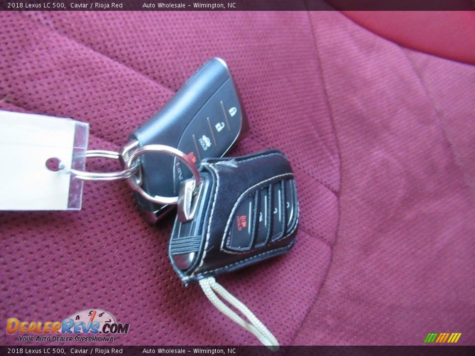 2018 Lexus LC 500 Caviar / Rioja Red Photo #20