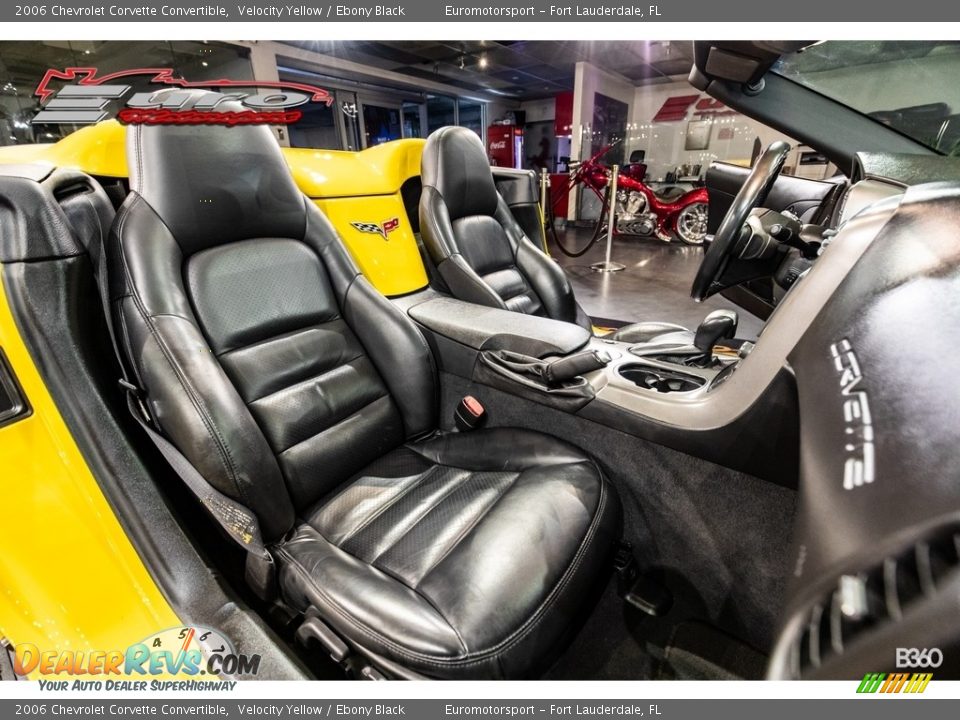 2006 Chevrolet Corvette Convertible Velocity Yellow / Ebony Black Photo #6