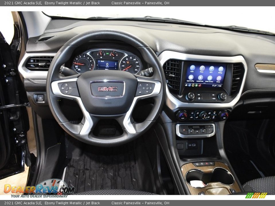 2021 GMC Acadia SLE Ebony Twilight Metallic / Jet Black Photo #14