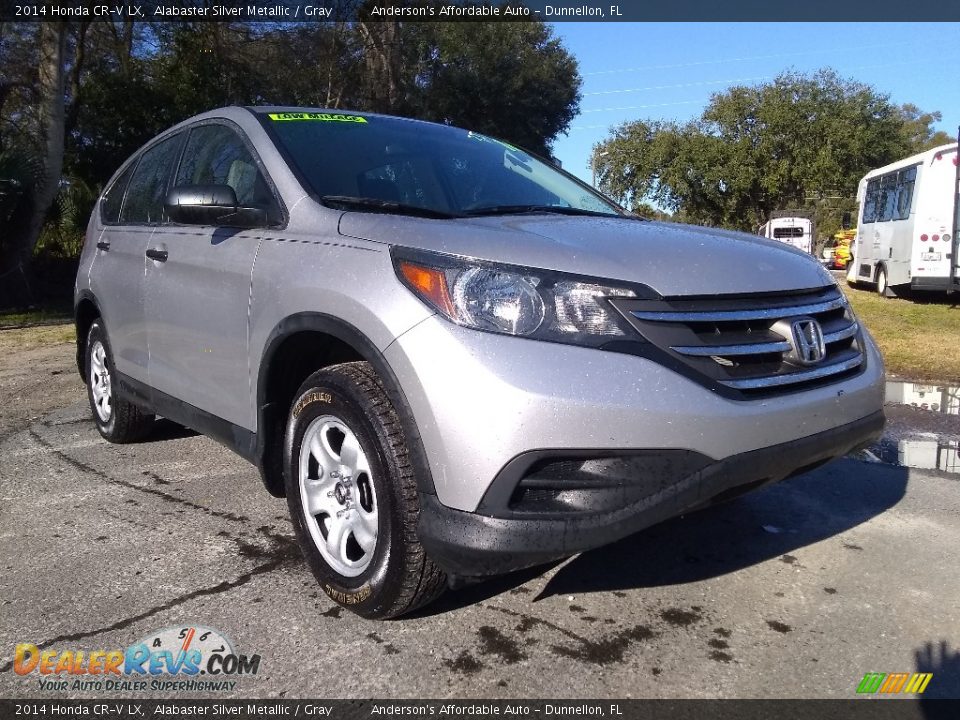 2014 Honda CR-V LX Alabaster Silver Metallic / Gray Photo #1