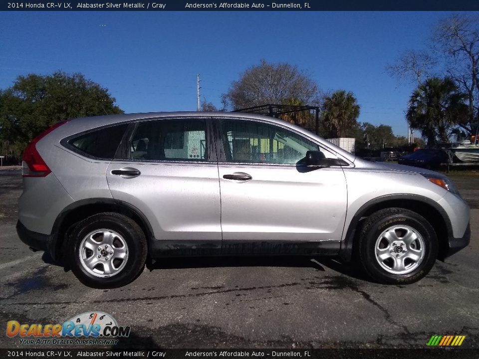 2014 Honda CR-V LX Alabaster Silver Metallic / Gray Photo #2