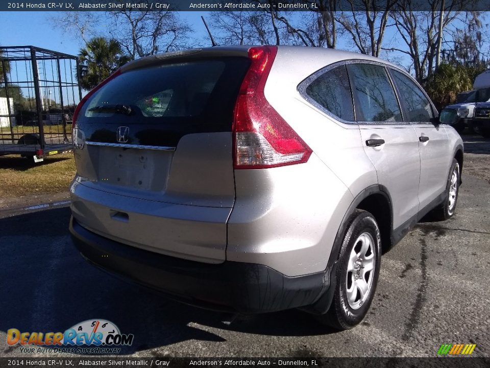 2014 Honda CR-V LX Alabaster Silver Metallic / Gray Photo #3