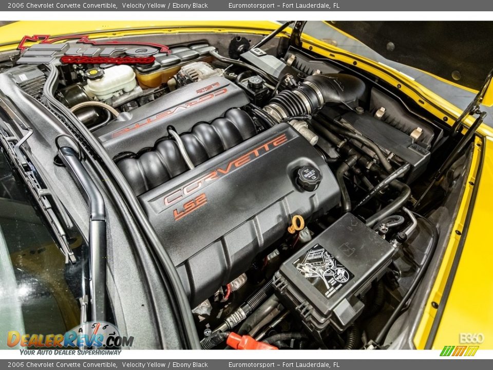 2006 Chevrolet Corvette Convertible Velocity Yellow / Ebony Black Photo #10